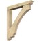 Ekena Millwork Imperial Traditional Rough Sawn Bracket w/ Offset Brace, Douglas Fir, 6"W x 40"D x 44"H BKT0604X40X44IMP01RDF - alternate 1
